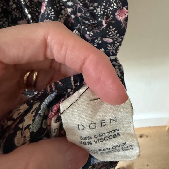 Doen Black Floral Midi Dress - Picture 6 of 6